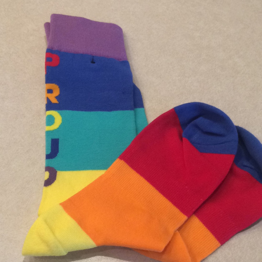 Gay Pride Fun socks from Nordstrom.